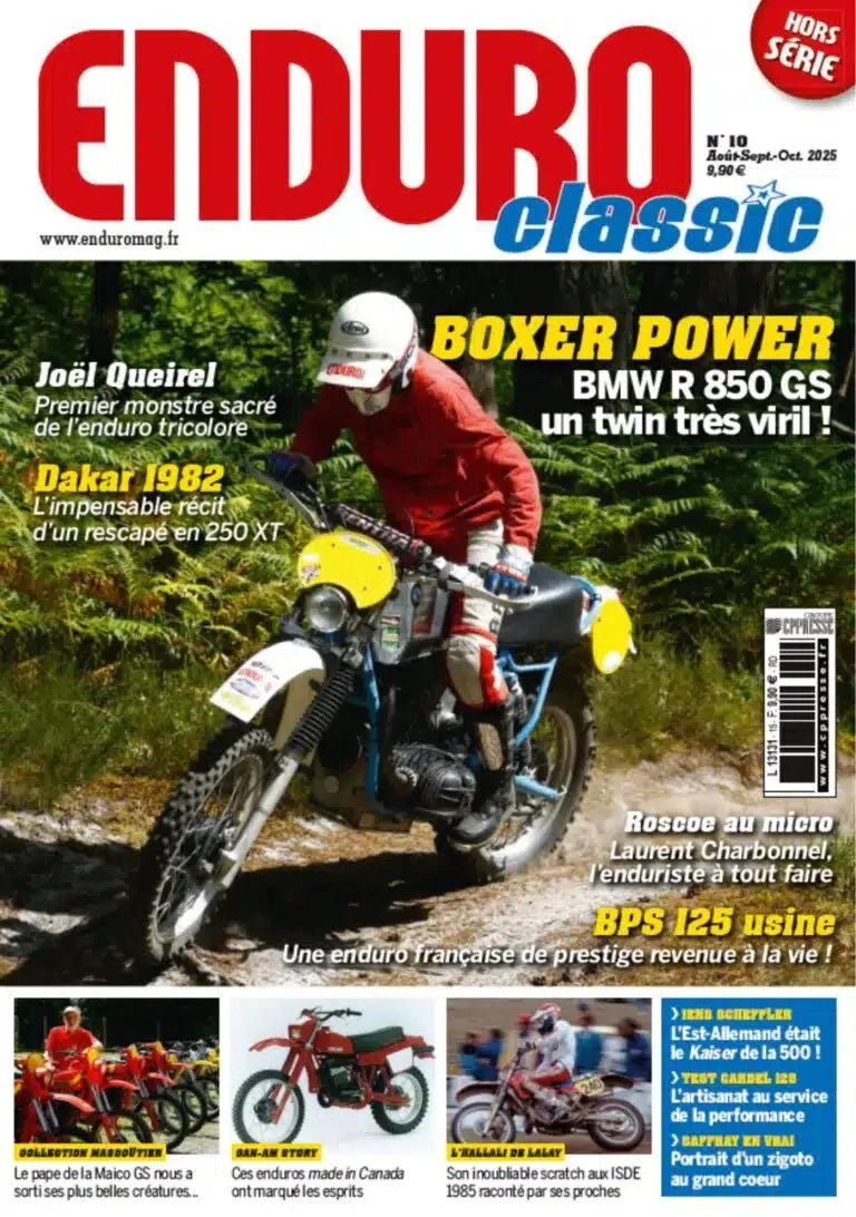 Enduro Classic n°10 à l'approche - MotoTT Vintage