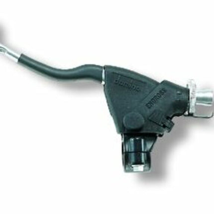 Commande d'embrayage complet cross/enduro DOMINO - Rayon 24 mm avec grip en caoutchouc sur le levier