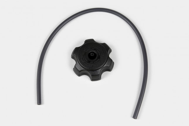 Bouchon de réservoir noir en plastique UFO Honda / Suzuki / Kawasaki