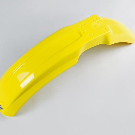 Garde-boue avant jaune flashy UFO pour SUZUKI RM125-250 1989-2000 + 400 DRZ 2000-2025