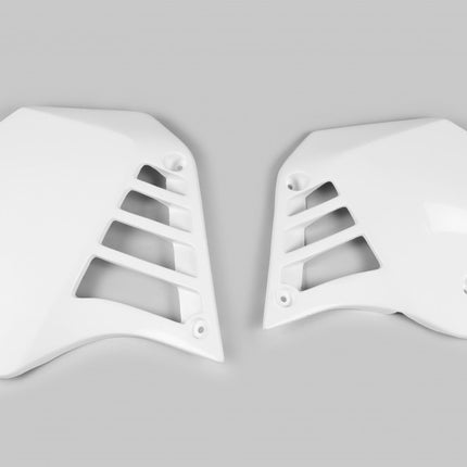 Ouïes de radiateur blanc Ufo Yamaha YZ 125 1987/1988