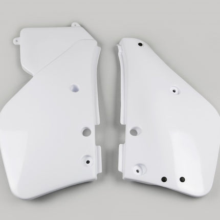 Caches latéraux blanc Ufo Yamaha YZ 125/250 1986-1987 & 490 1986-90