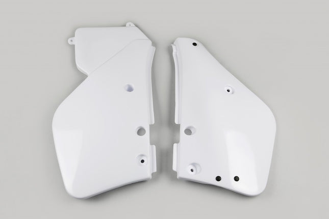 Caches latéraux blanc Ufo Yamaha YZ 125/250 1986-1987 & 490 1986-90