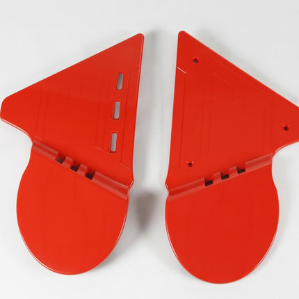 Caches latéraux rouge Ufo Fantic 50-80 1979-1980