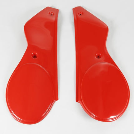 Caches latéraux rouge Ufo Maïco 250/490 1981