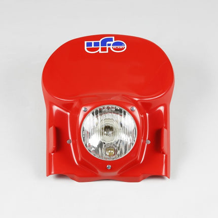 Plaque phare universelle UFO vintage rouge 1978-1988