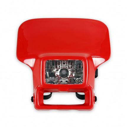 Plaque phare UFO rouge Halogène type HONDA XR 250/400 + CR Enduro / ATM / PEMDA