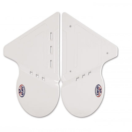 Caches latéraux blanc Ufo Fantic 50-80 1979-1980