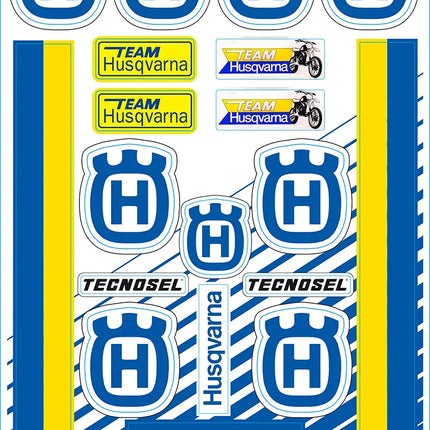 Autocollants TECNOSEL Vintage Husqvarna