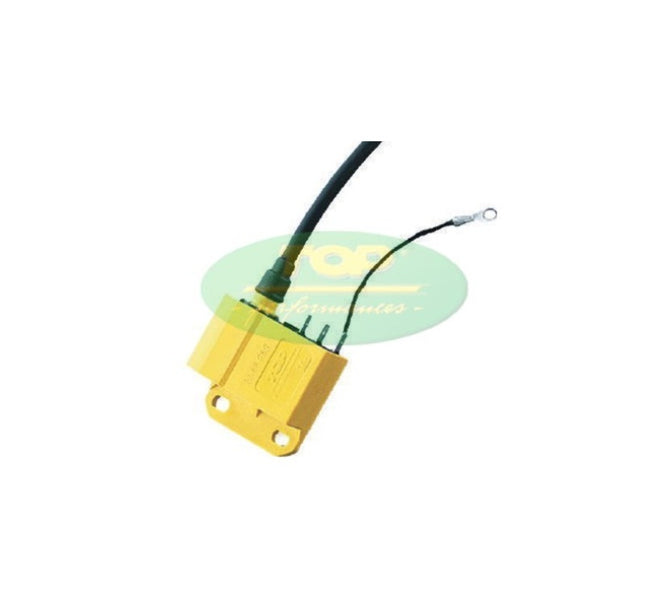 Boîtier CDI et bobine avance fixe TOP PERFORMANCES Jaune