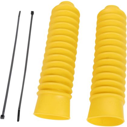 Soufflets de fourche pour tubes de fourche de Ø 38 mm - Jaune