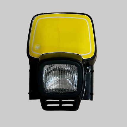 Plaque phare HP1 Noire Type Acerbis Elba 1 - MotoTT Vintage