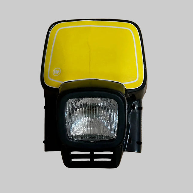 Plaque phare HP1 Noire Type Acerbis Elba 1 - MotoTT Vintage