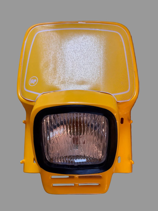 Plaque phare HP1 Jaune Type Acerbis Elba 1 - MotoTT Vintage