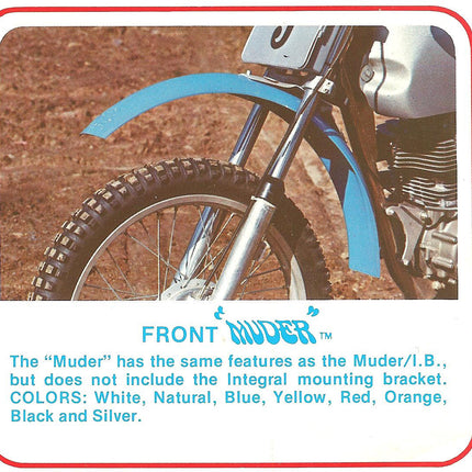 Garde-boue avant PRESTON PETTY Vintage modèle Muder sans plat de fixation - Gris - MotoTT Vintage