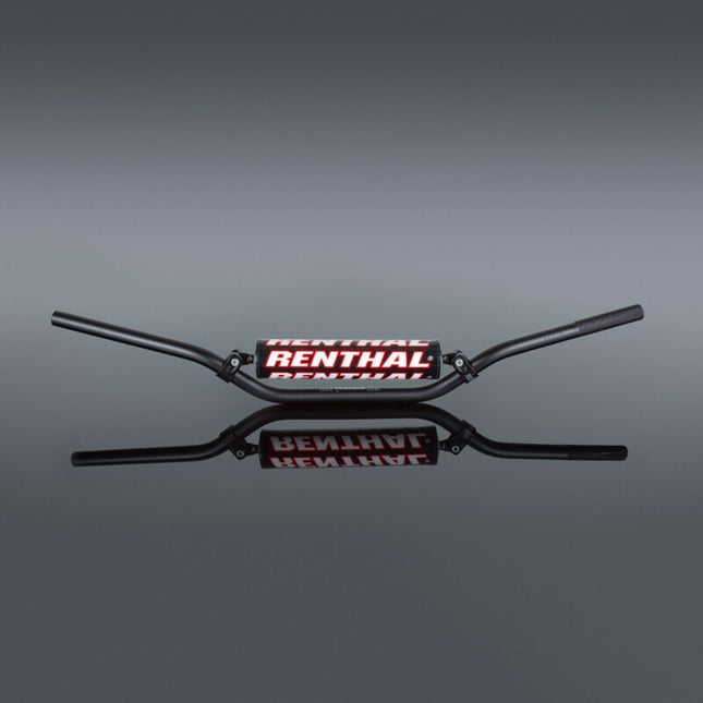 Guidon RENTHAL MX/Enduro 7/8" 809 RC High  Cross / Enduro Noir