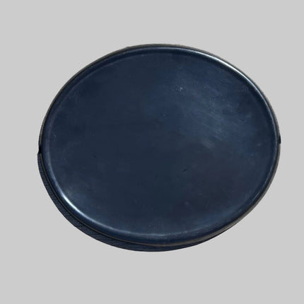 Plaque numéro frontale DC Plastic ovale noire