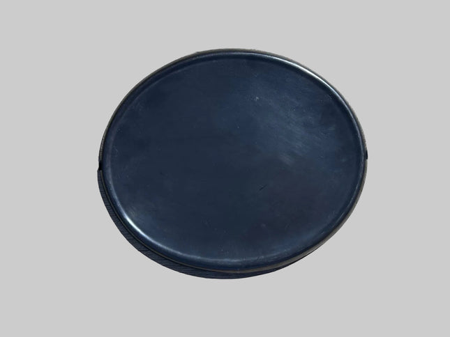 Plaque numéro frontale DC Plastic ovale noire