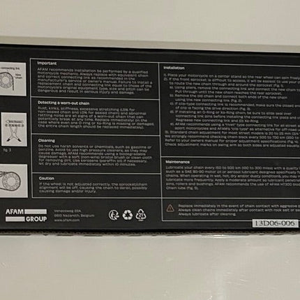 Chaîne de transmission AFAM A520MR2-G 116 520 - 116 maillons