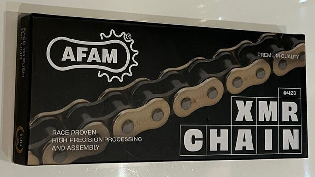 Chaîne de transmission renforcée AFAM A428XMR2 XS-Ring 428 - 130 maillons