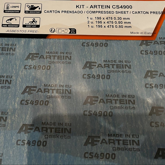 Pochette de feuilles à joint 195 mm x 475 mm type Klingérite