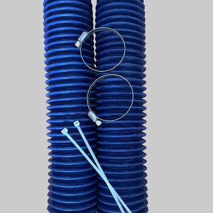 Soufflets de fourche pour tubes de fourche de Ø 43mm - Bleu
