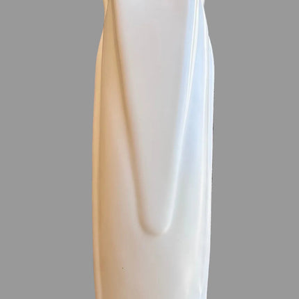 Garde-boue avant blanc Husqvarna 250-360  1975-1977  - DC Plastics