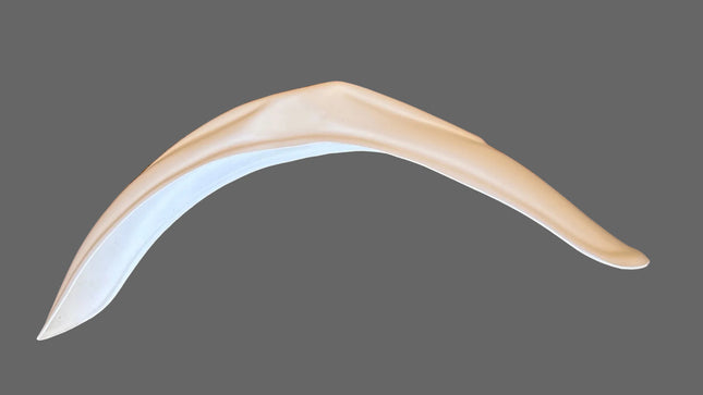Garde-boue avant blanc Husqvarna 250-360  1975-1977  - DC Plastics