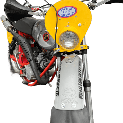 Bavette en caoutchouc de garde - boue avant PRESTON PETTY - MotoTT Vintage