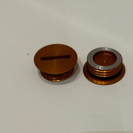 Bouchon carter moteur Rotax - Orange - MotoTT Vintage