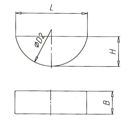 Clavette Allumage demi-lune 3x3,7 - MotoTT Vintage