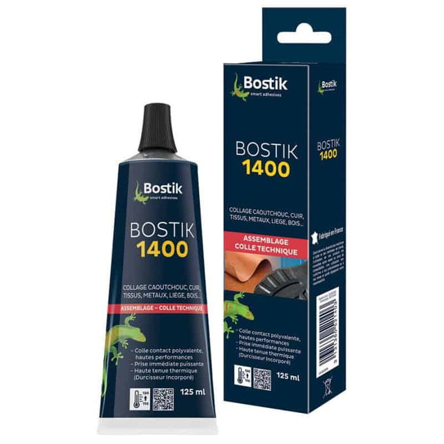 Colle 1400 néoprene liquide tube 125 ml BOSTIK - MotoTT Vintage
