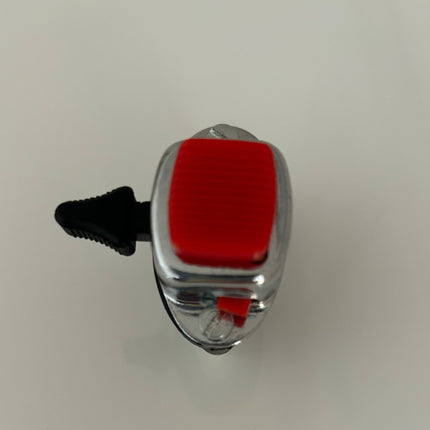 Contacteur d'éclairage chromé universel avec bouton coupure moteur rouge vintage - MotoTT Vintage