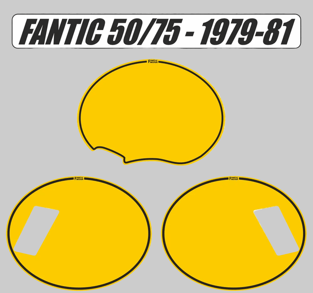 Fonds de plaques Fantic 50/75 1979-81 - MotoTT Vintage