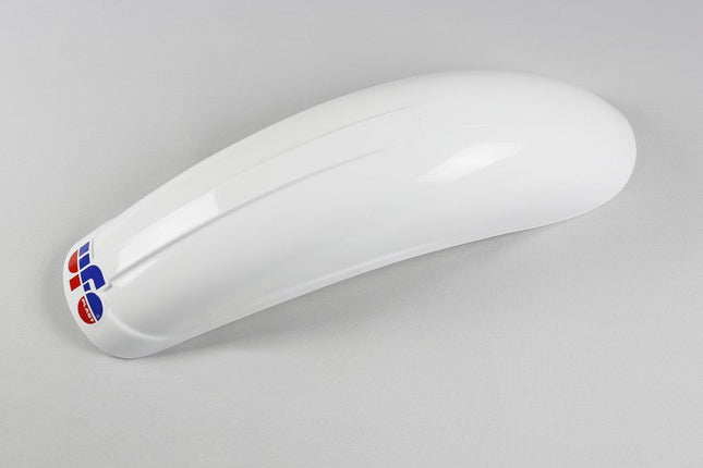 Garde - boue arrière Cross blanc universel 50 - 75 - 80cc 1970 - 1974 - MotoTT Vintage