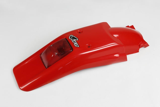 Garde boue arrière Honda XR 250 - 400 1996 - 2023 Ufo Rouge - MotoTT Vintage