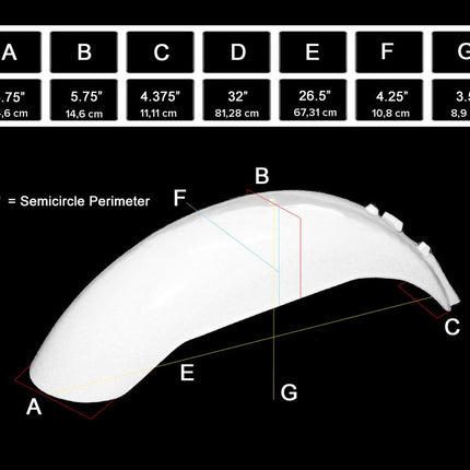 Garde - boue arrière PRESTON PETTY Vintage Muder Orange foncé - MotoTT Vintage