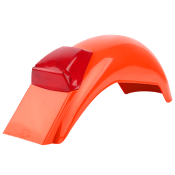 Garde - boue arrière PRESTON PETTY Vintage Muder Orange foncé - MotoTT Vintage