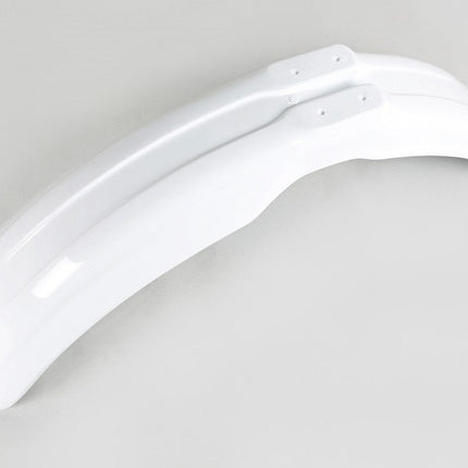 Garde boue avant Honda CR 125 - 250 - 500 1985 - 199 Ufo Blanc - MotoTT Vintage