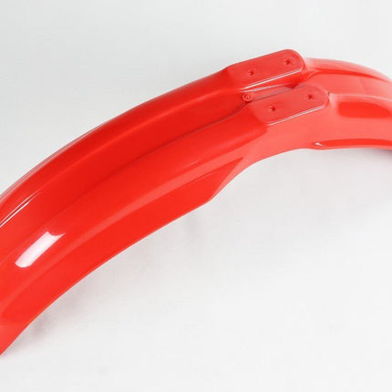 Garde boue avant Honda CR 125 - 250 - 500 1985 - 199 Ufo Rouge - MotoTT Vintage