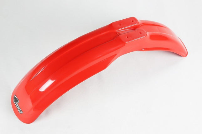 Garde boue avant Honda CR 125 - 250 - 500 1985 - 199 Ufo Rouge - MotoTT Vintage