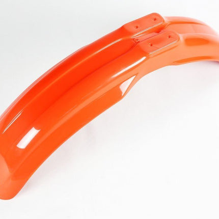 Garde boue avant Honda CR 125 - 250 - 500 1985 - 199 Ufo Rouge - Orangé - MotoTT Vintage
