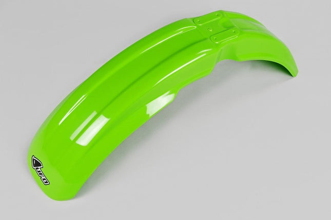 Garde boue avant Kawasaki KX 125 - 250 - 500 1986 - 1992 Ufo vert - MotoTT Vintage