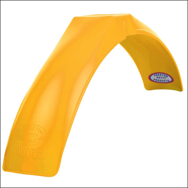 Garde - boue avant PRESTON PETTY Vintage Muder jaune - MotoTT Vintage