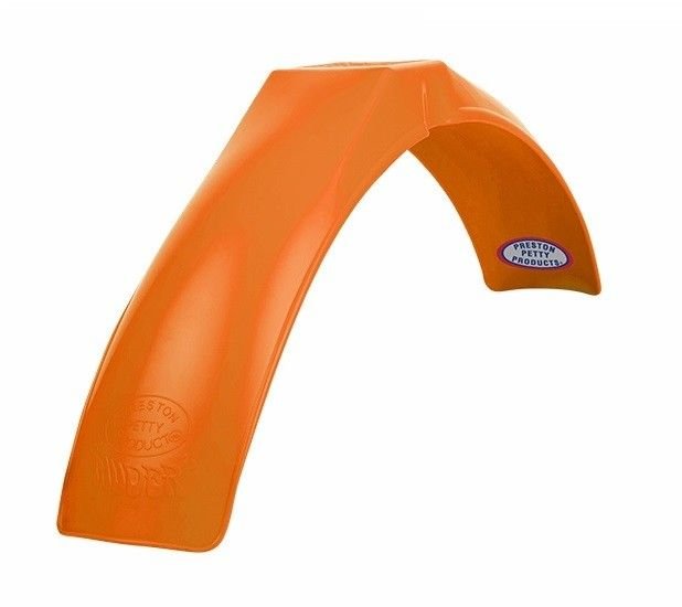 Garde - boue avant PRESTON PETTY Vintage Muder orange - MotoTT Vintage