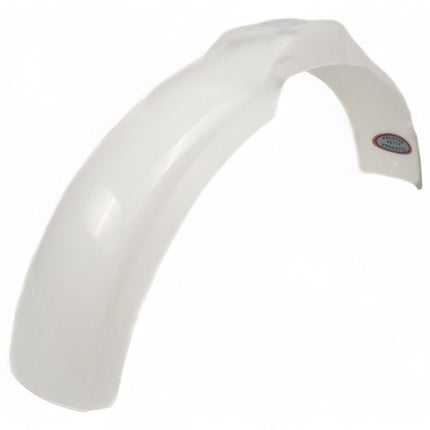 Garde - boue avant PRESTON PETTY Vintage MX blanc translucide - MotoTT Vintage