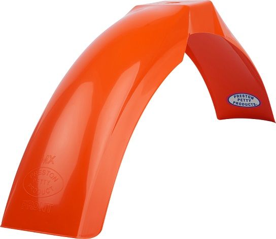 Garde - boue avant PRESTON PETTY Vintage MX orange - MotoTT Vintage