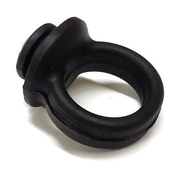 Guide câble ou durite de frein en caoutchouc noir - diametre 26 mm - MotoTT Vintage