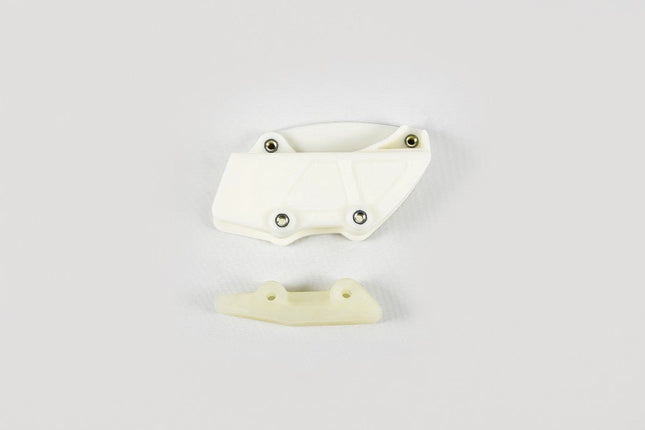 Guide chaîne UFO blanc Honda CR 125/250/500 1988 - 1989 - MotoTT Vintage