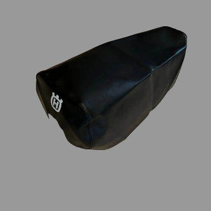 Housse de selle noire Husqvarna 1980 - 1982 - MotoTT Vintage